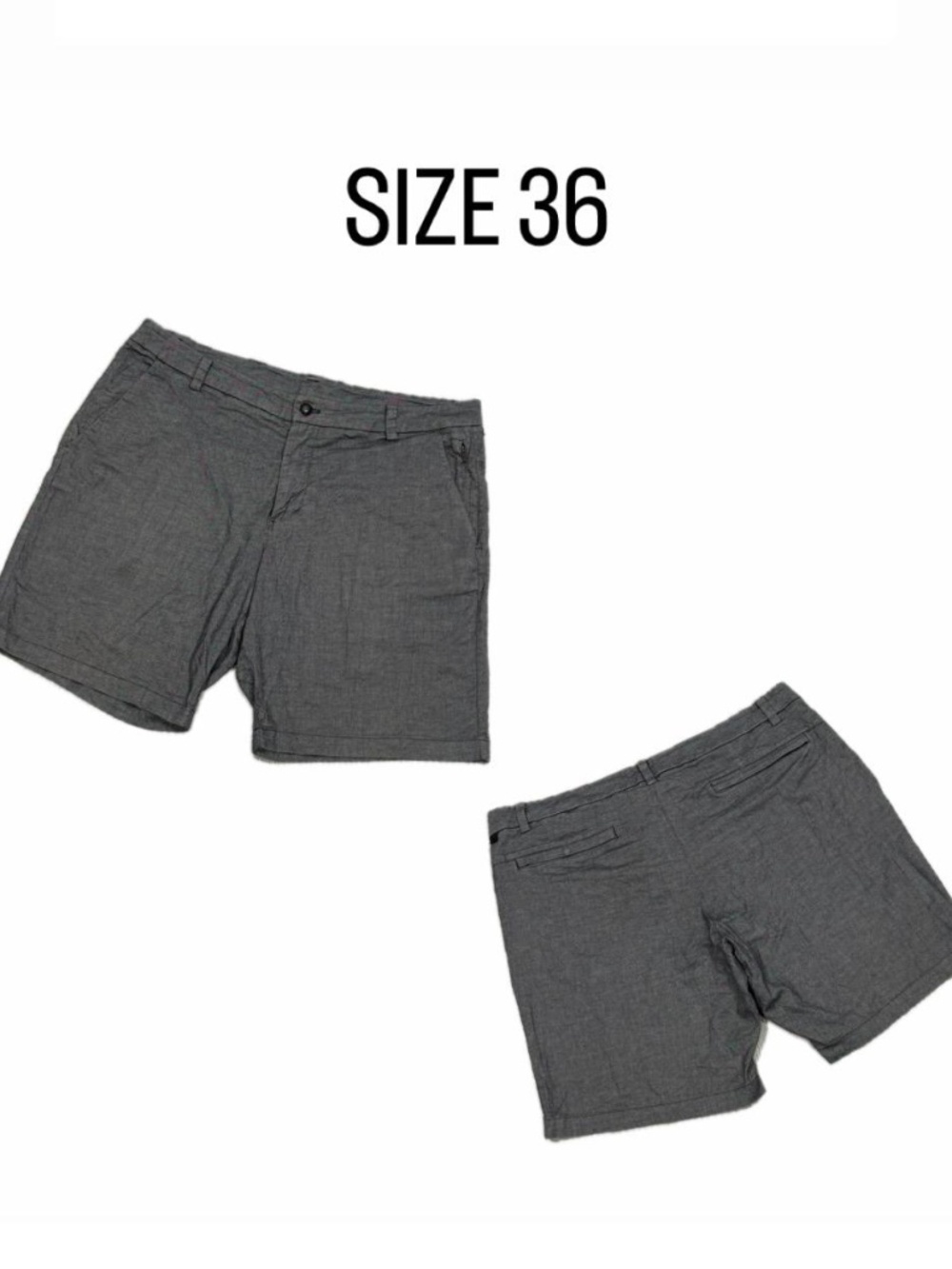 Lululemon Men's Commission Shorts Size 36 - Dark Grey Charcoal.